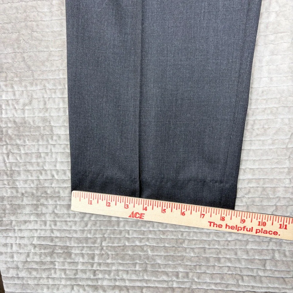 Brooks Brothers 1818 Madison Suit Mens Charcoal Gray Wool Pleated 2 Piece Set